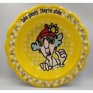 MAXINE comic-strip Hallmark crabby snack bowl Take Plenty, They're Stale novelty